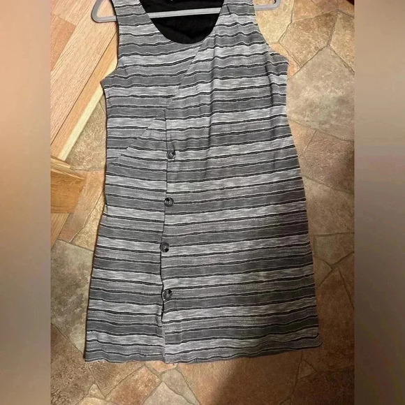 Marsha Button Up Tank‎ Summer Dress Grey Size XL - Picture 1 of 10